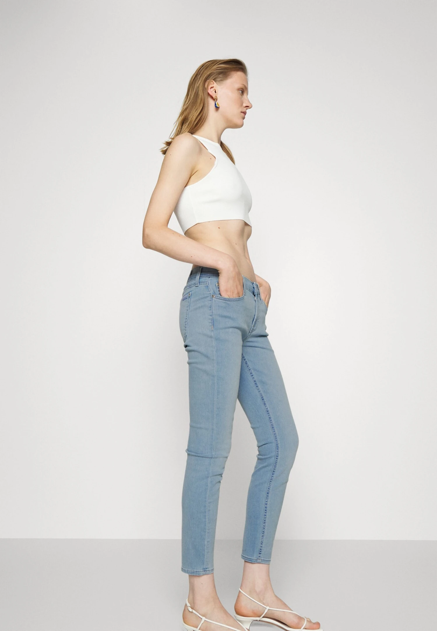 7 For All Mankind Bair Eco MirageJeans Skinny FitLight Blue Donna Jeans 7F121N0R5-K11 3 7 For All Mankind Bair Eco MirageJeans Skinny FitLight Blue Donna Jeans 7F121N0R5-K11