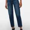 7 For All Mankind Jeans Slim FitMid Blue Donna Jeans 7F121N0SS-K11