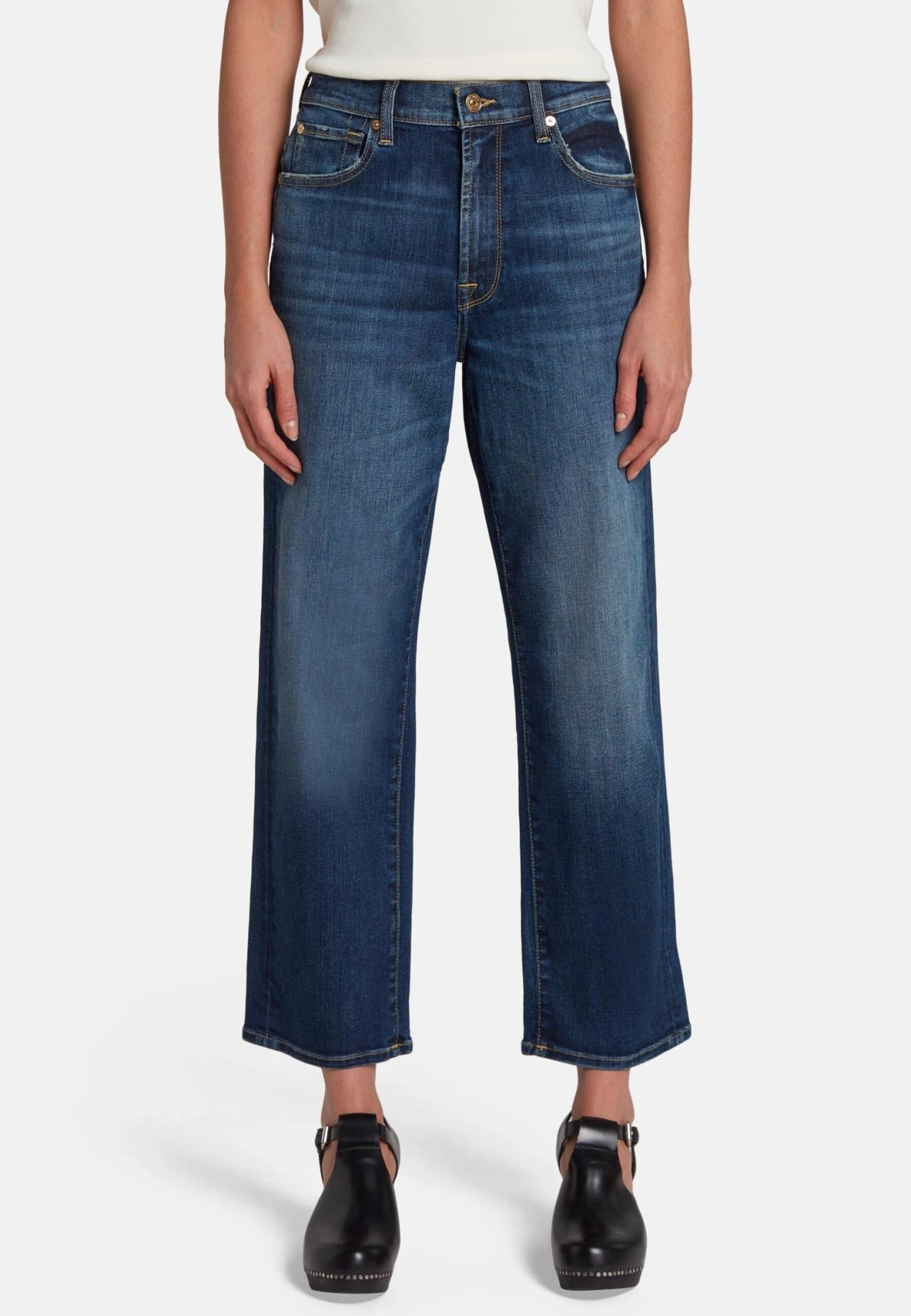 7 For All Mankind The ModernJeans A SigarettaDark Blue Donna Jeans 7F121N11F-K11 3 7 For All Mankind The ModernJeans A SigarettaDark Blue Donna Jeans 7F121N11F-K11