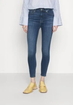 7 For All Mankind Aubrey SliillluxromJeans Skinny FitMid Blue Donna Jeans 7F121N10C-K11