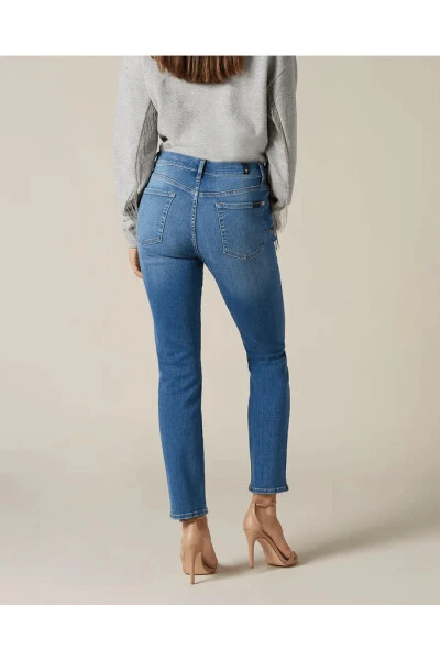 7 For All Mankind Skinny Jeans Entspannte Röhrenjeans Schlanke Illusion Posiert Blue 4 7 For All Mankind Skinny Jeans Entspannte Röhrenjeans Schlanke Illusion Posiert Blue - immagine 2