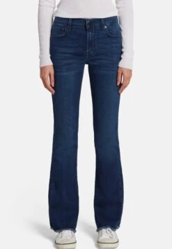 7 For All Mankind Tailorless BaiparaveJeans BootcutDark Blue Donna Jeans 7F121N102-K11