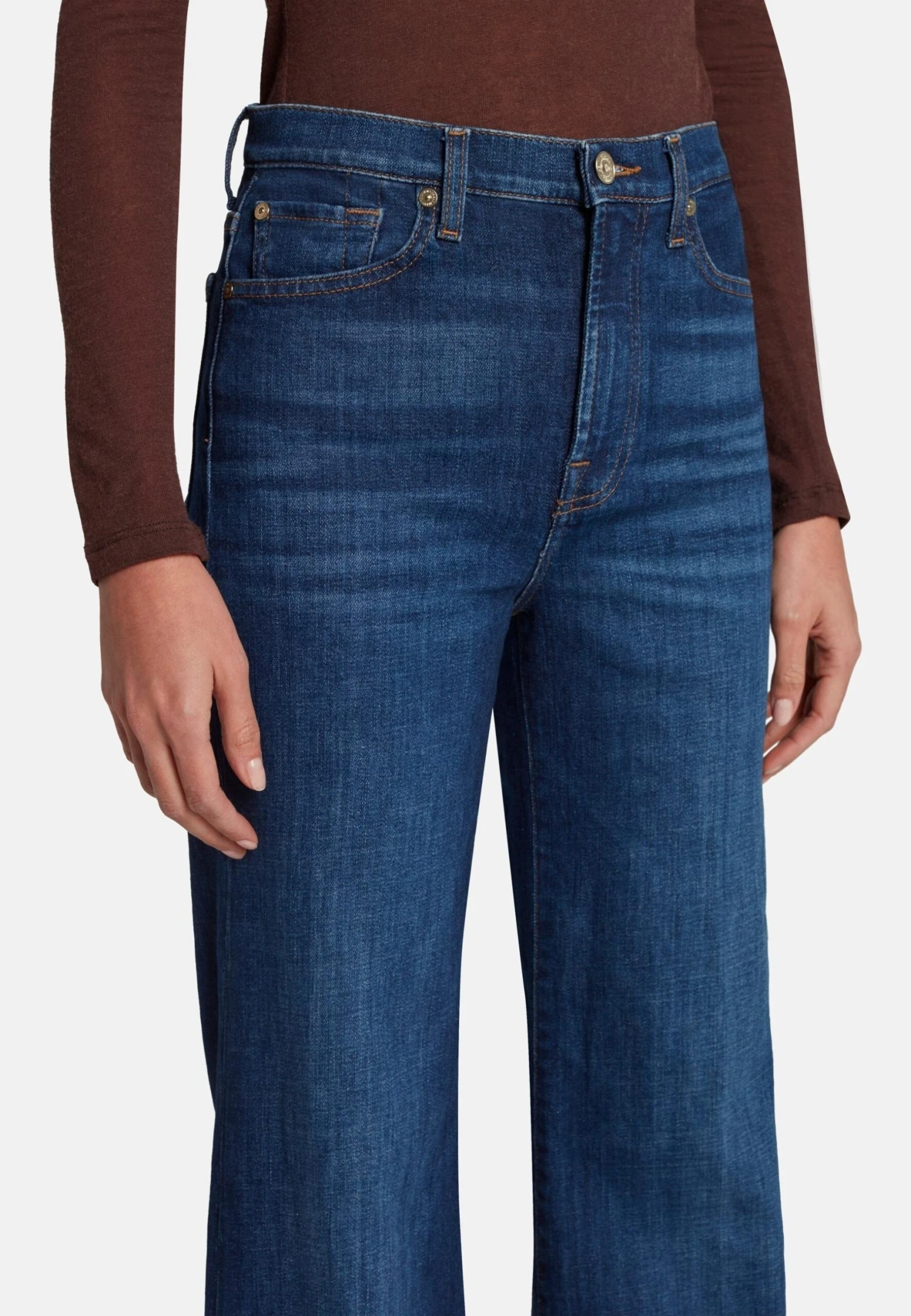 7 For All Mankind Modern Dojo - Jeans A Zampa - Dark Blue 6 7 For All Mankind Modern Dojo - Jeans A Zampa - Dark Blue - immagine 4