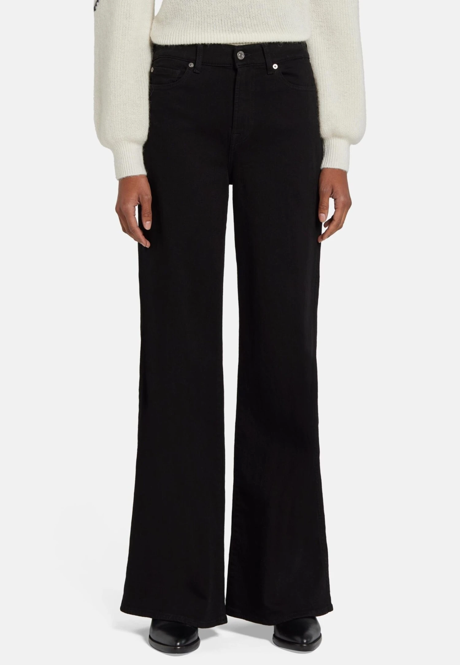 7 For All Mankind LottaJeans A ZampaBlack Donna Jeans 7F121N129-Q11 3 7 For All Mankind LottaJeans A ZampaBlack Donna Jeans 7F121N129-Q11