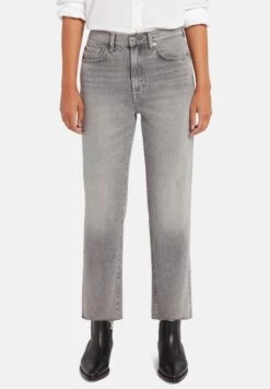 7 For All Mankind Logan Stovepipe MistJeans A SigarettaGrey Donna Jeans 7F121N0YM-C11