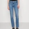 7 For All Mankind Kimmie Straight SliillwitJeans A SigarettaLight Blue Donna Jeans 7F121N10F-K11