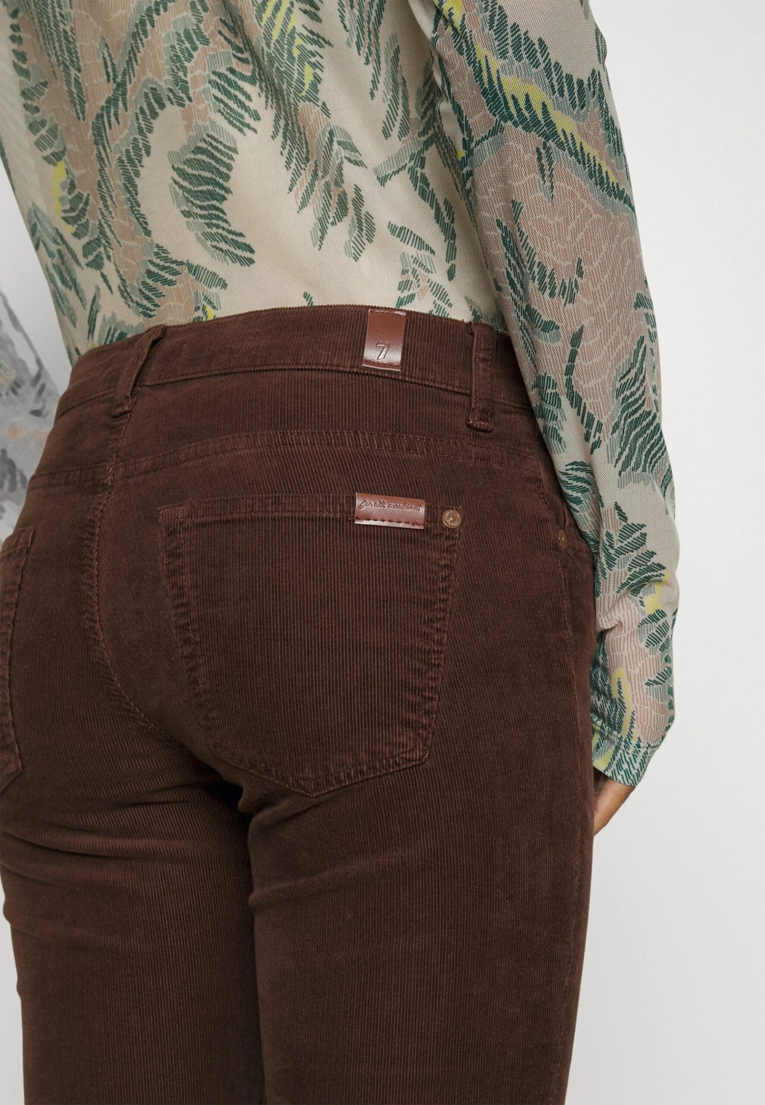 7 For All Mankind BootcutPantaloniBrown Donna Pantaloni 7F121A07B-O11 7 7 For All Mankind BootcutPantaloniBrown Donna Pantaloni 7F121A07B-O11 - immagine 5
