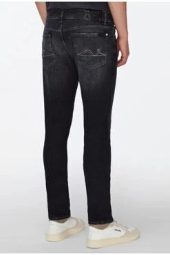 7 For All Mankind Slim Fit Paxtyn Special Edition Stretch Tek Ranger Black Black